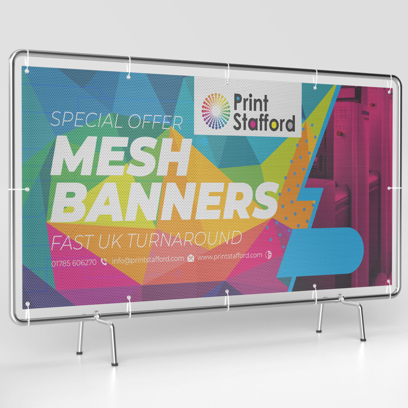 mesh banners