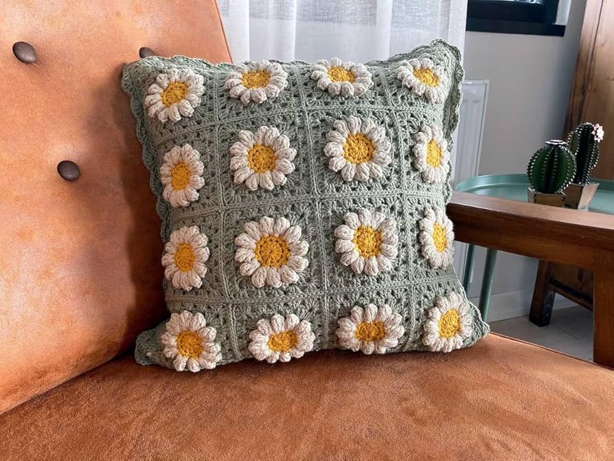 crochet pattern cushion cover