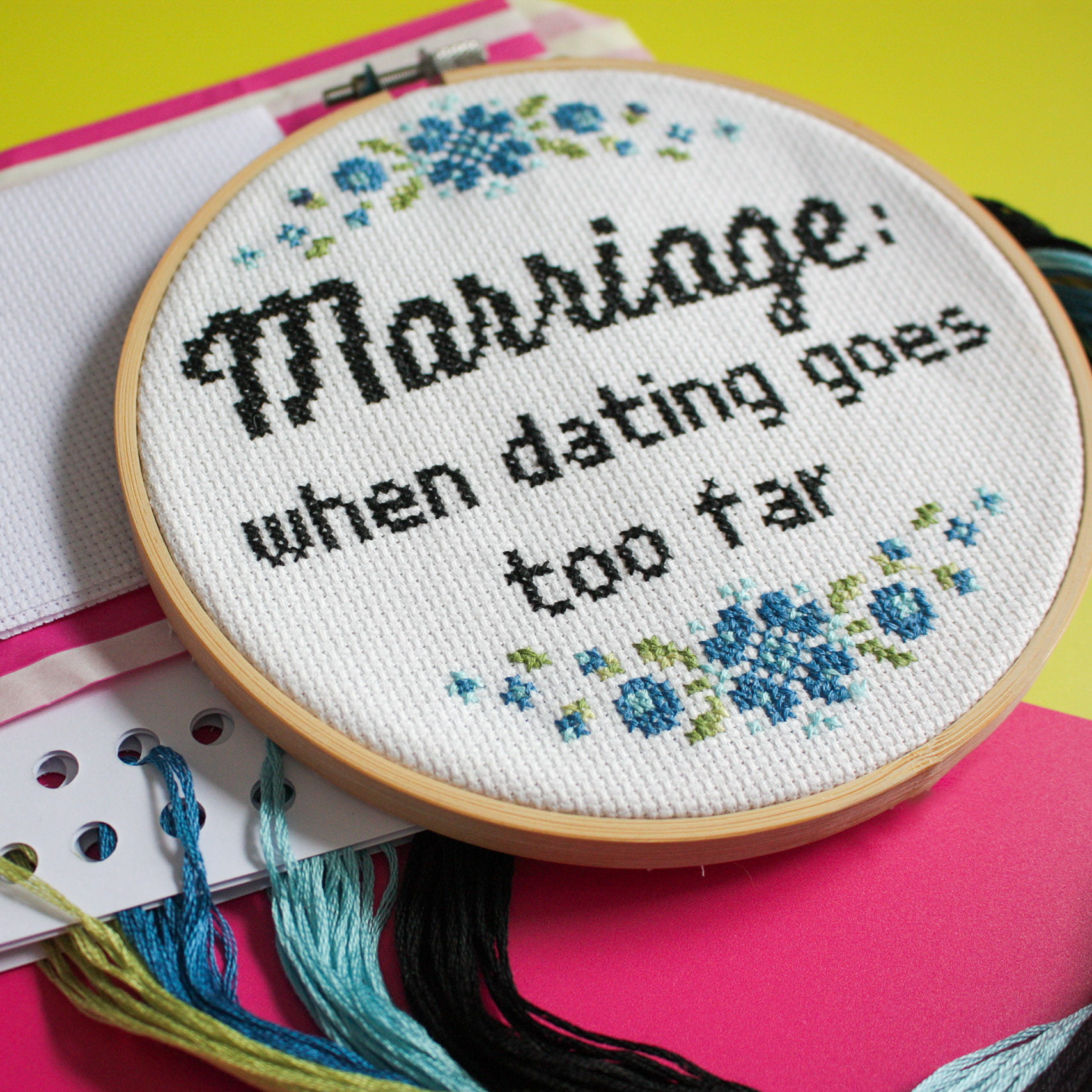 cross stitch kits wedding